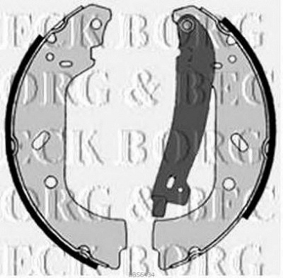 BORG & BECK bbs6434 -  Комплект тормозных колодок